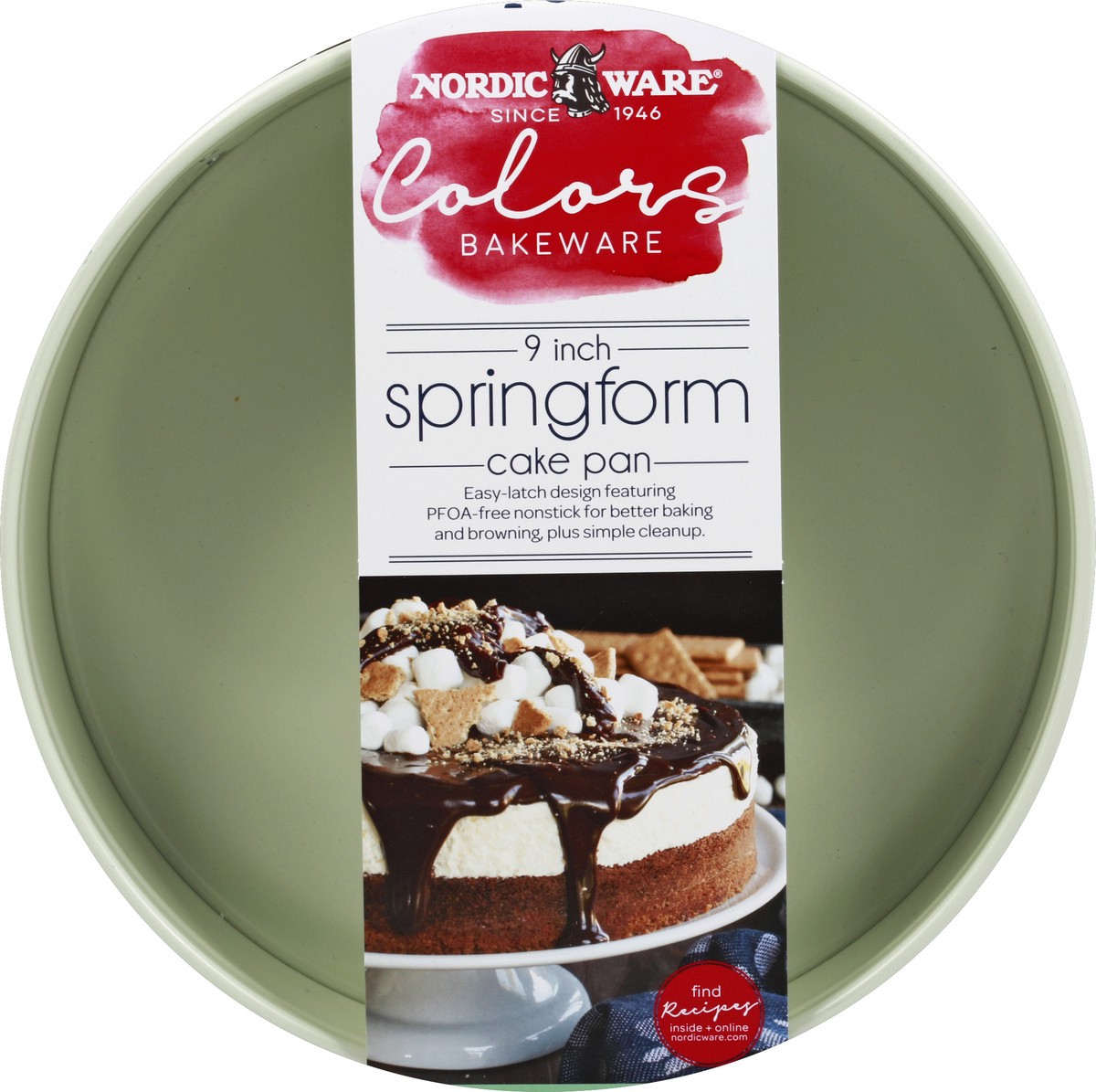 slide 3 of 3, Nordic Ware Cake Pan, Springform, 9 Inch, 1 ct