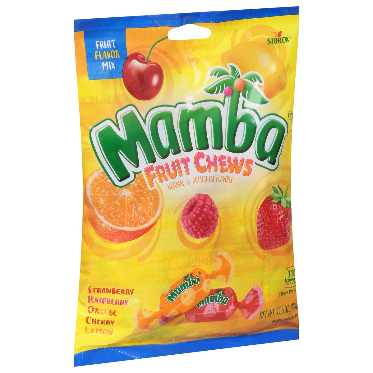 slide 6 of 9, Mamba Assorted Fruit Chews 7.05 oz, 7.05 oz