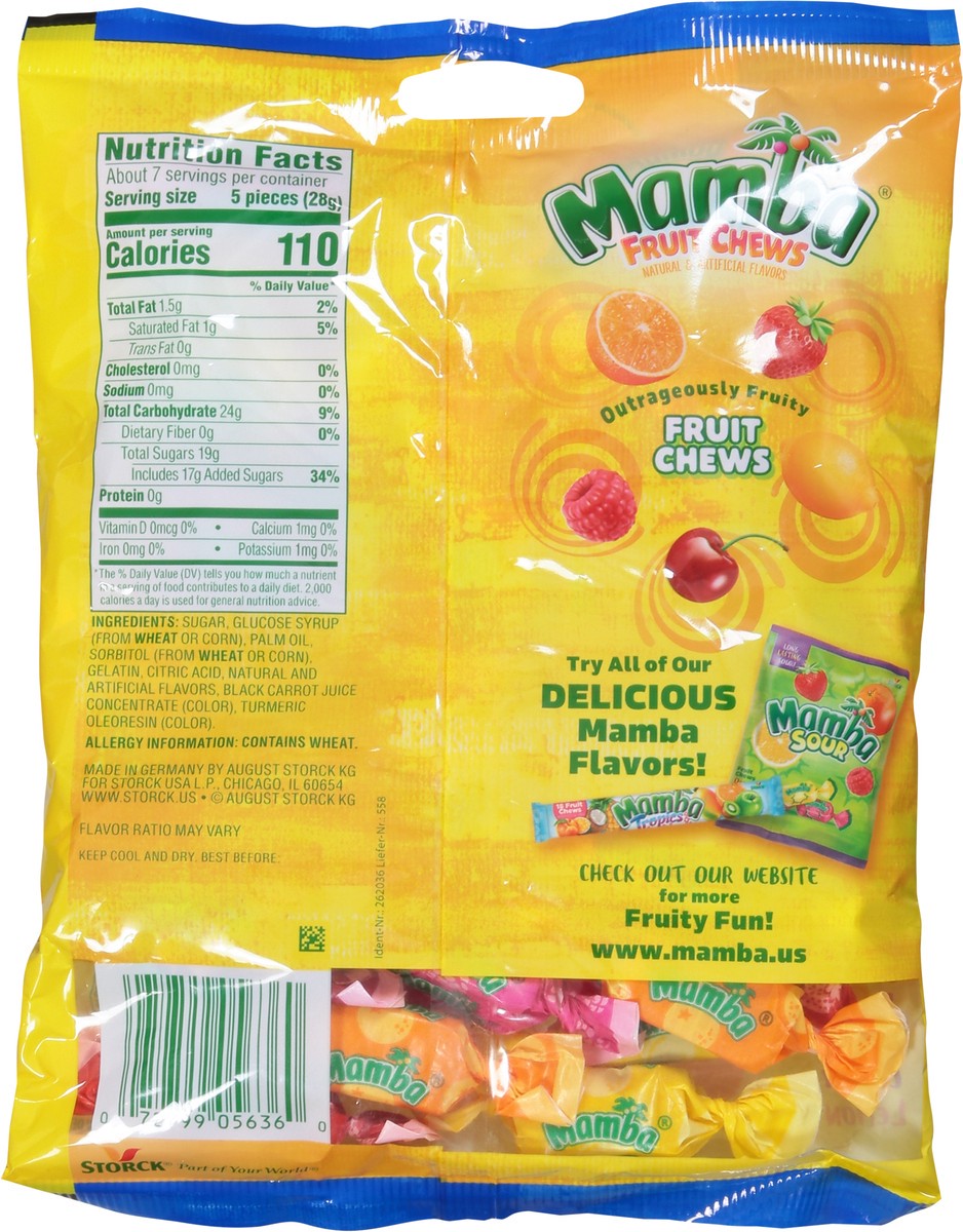 slide 4 of 9, Mamba Assorted Fruit Chews 7.05 oz, 7.05 oz