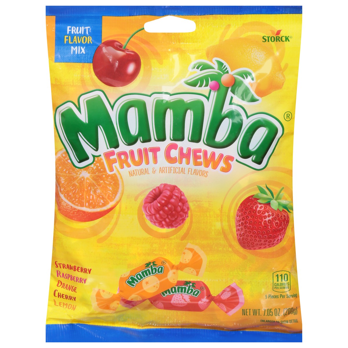 slide 1 of 9, Mamba Assorted Fruit Chews 7.05 oz, 7.05 oz