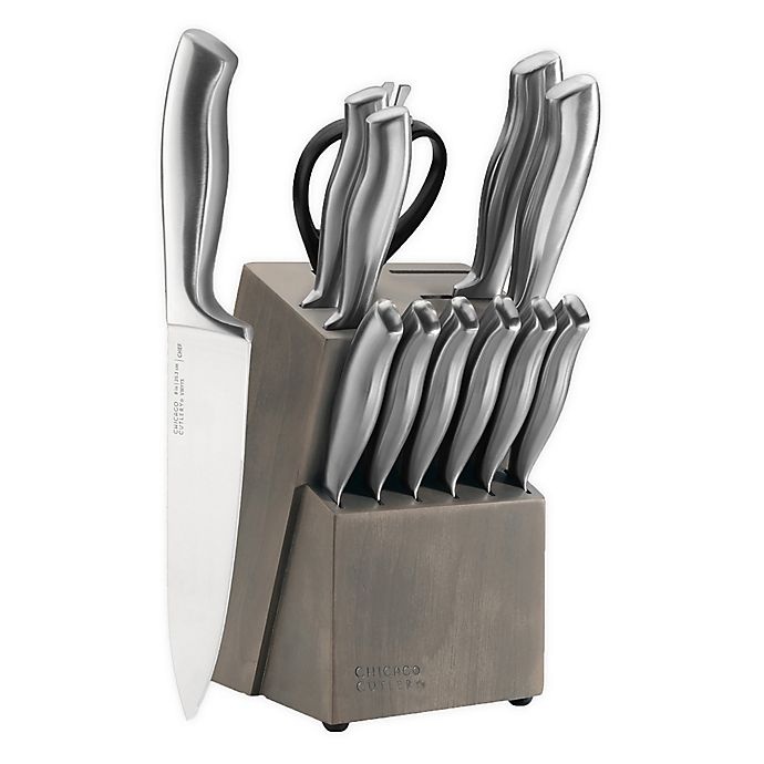 slide 1 of 3, Chicago Cutlery Insignia Steel Knife Block Set, 13 ct