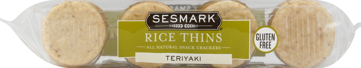 slide 2 of 5, Sesmark Teriyaki Rice Thins, 4.25 oz