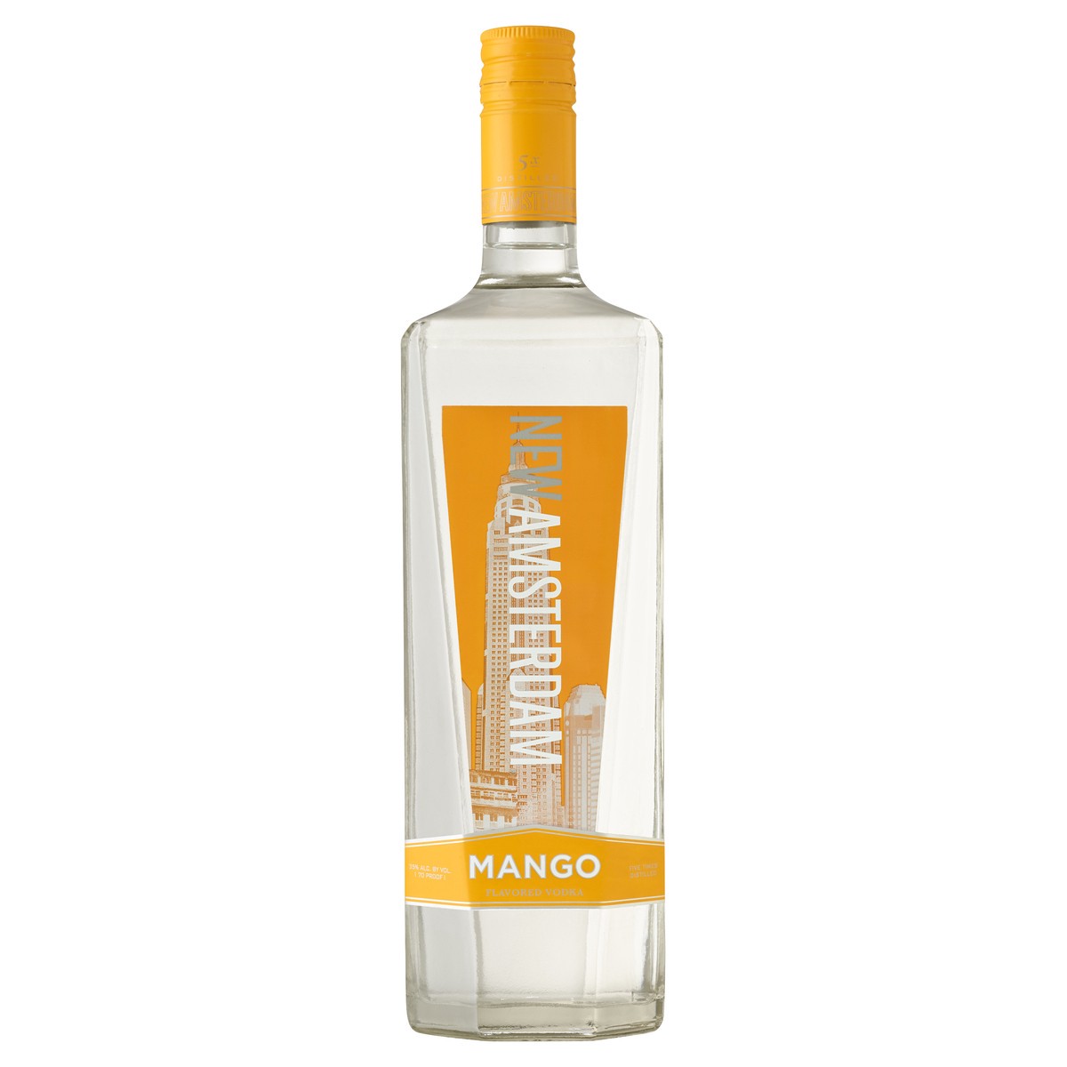 slide 1 of 2, New Amsterdam Mango Vodka, 1 liter