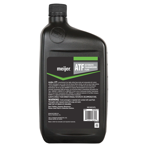 slide 2 of 5, Meijer Automatic Transmission Fluid, 1 qt