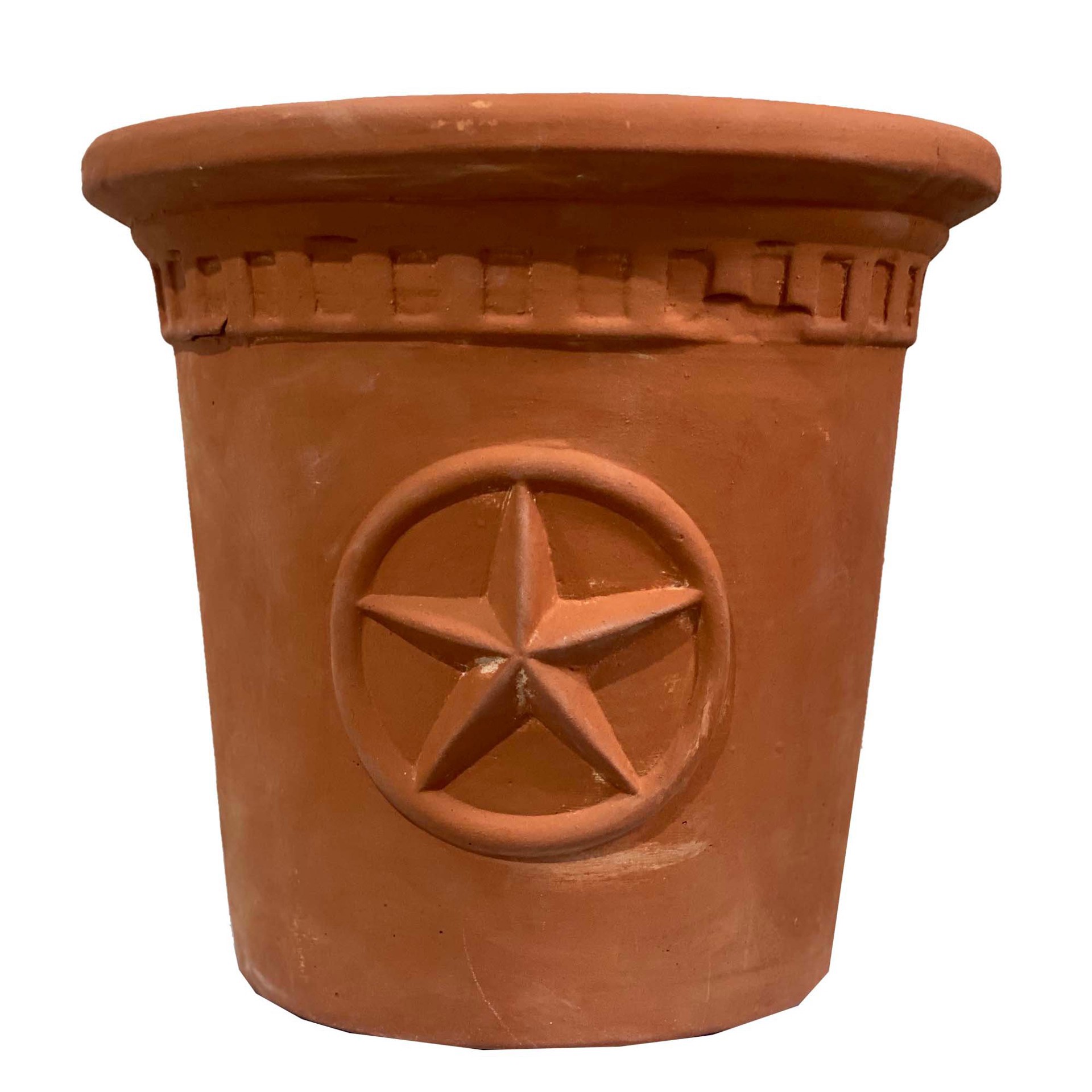 slide 1 of 1, Blue Orange Pottery Star Italiano Planter, 1 ct