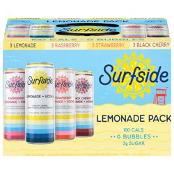 Surfside Assorted Vodka Lemonade Pack - 12 fl oz