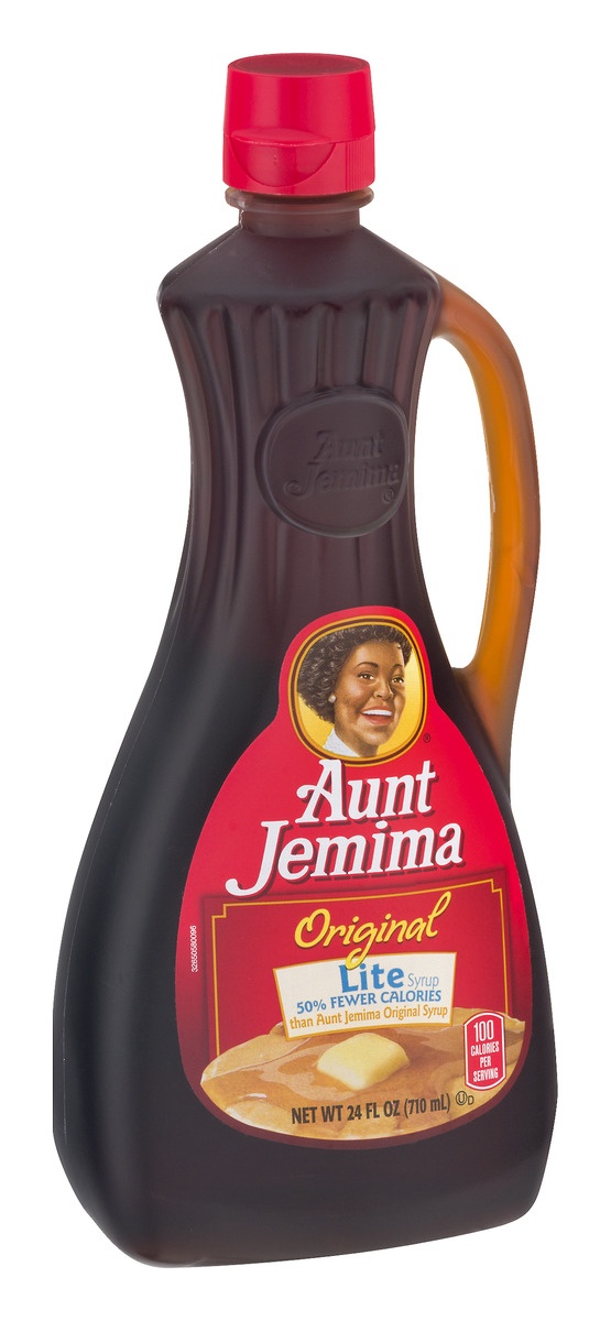 slide 2 of 10, Aunt Jemima Original Lite Syrup, 24 fl oz