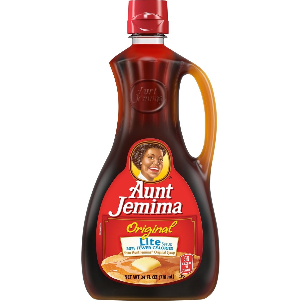 slide 10 of 10, Aunt Jemima Original Lite Syrup, 24 fl oz