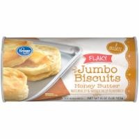 slide 1 of 1, Kroger Honey Butter Flaky Jumbo Biscuits, 16 oz