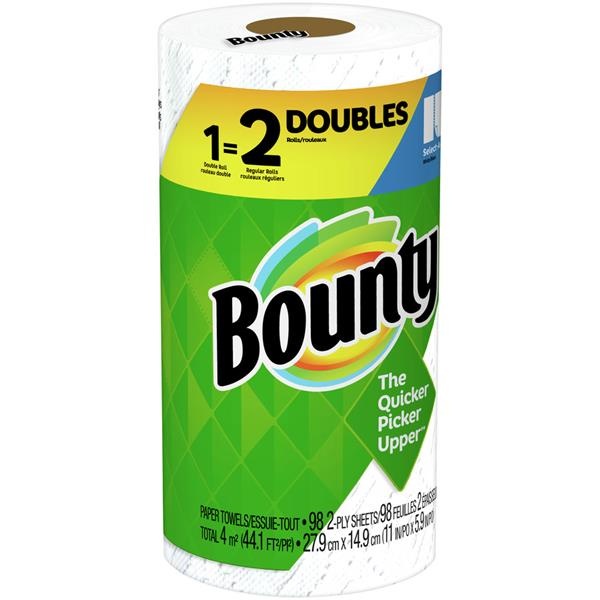 slide 1 of 1, Bounty Doubles Select-A-Size White, 1 ct