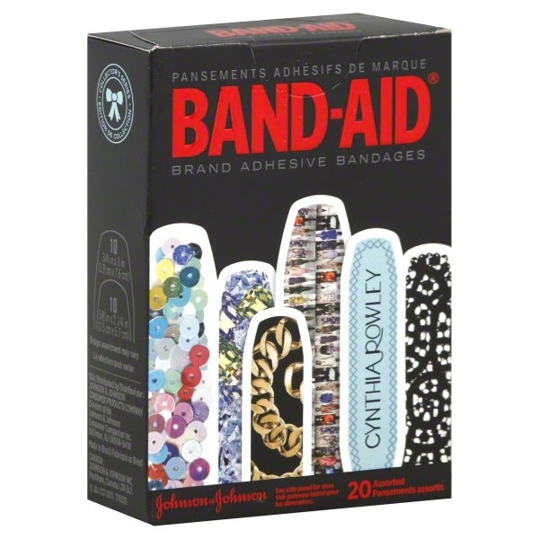slide 1 of 1, BAND-AID Adhesive Bandages, Cynthia Rowley, Assorted, 15 ct