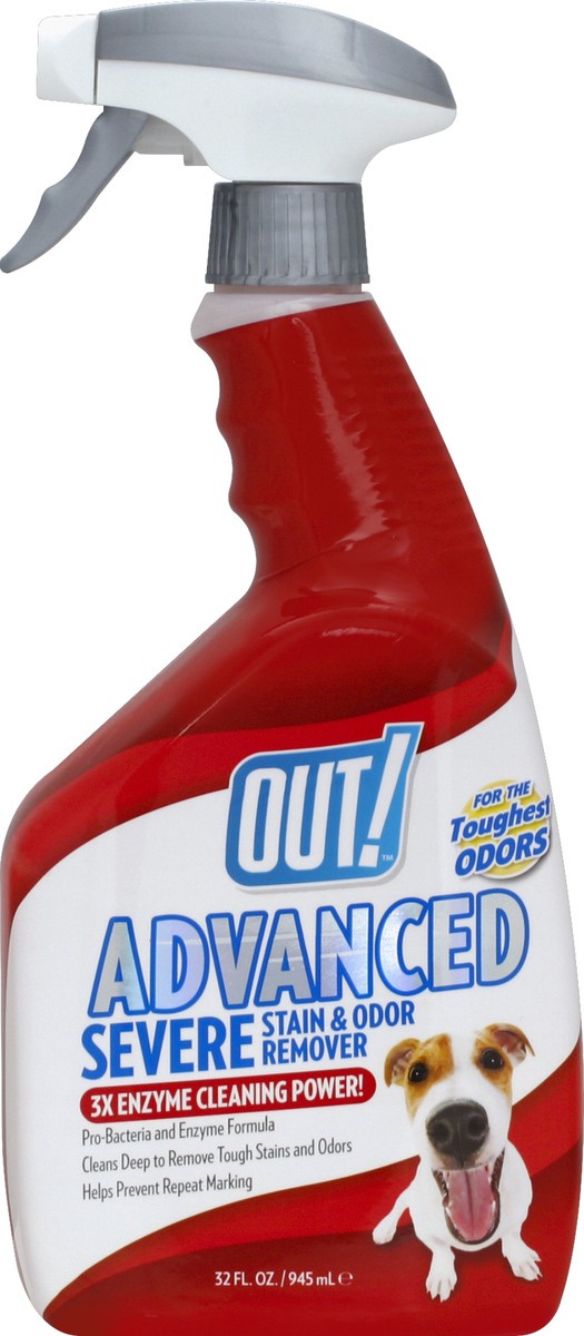 slide 1 of 8, Out! Stain & Odor Remover - 32 fl oz, 32 oz