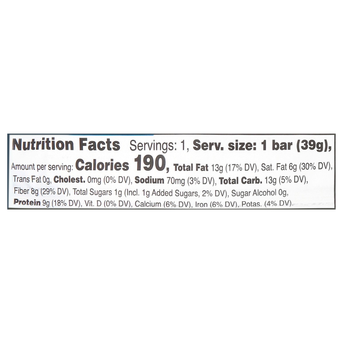 slide 11 of 12, Love Good Fats Cookies & Cream Flavor Bar 1.38 oz, 1.38 oz