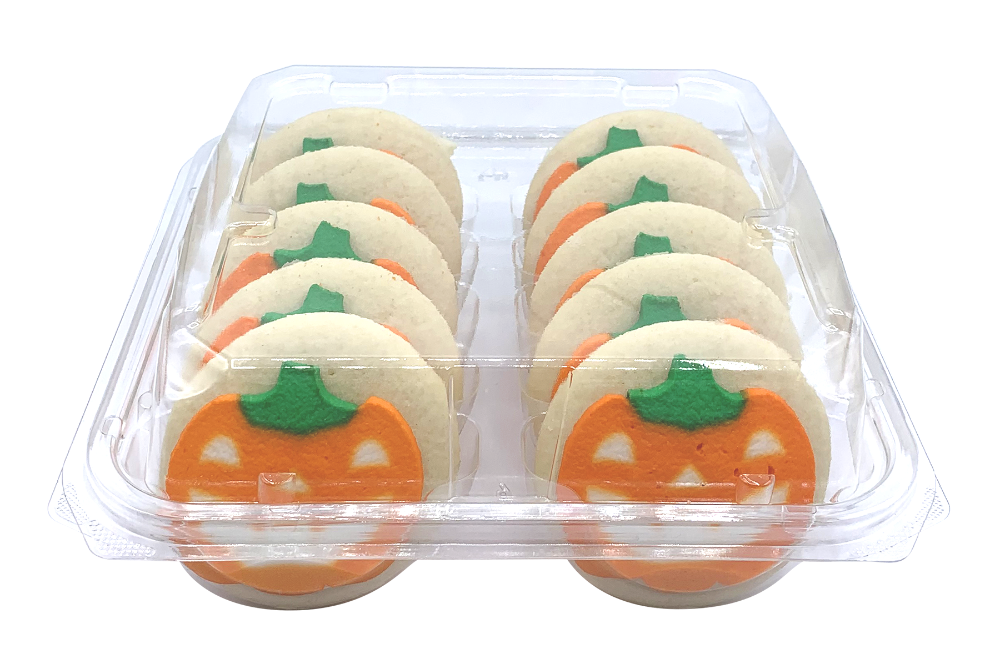 slide 1 of 1, Bakery Fresh Goodness Vanilla Spooky Halloween Frosted Cookies, 1 ct