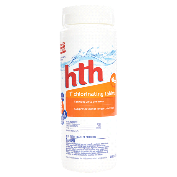 slide 1 of 1, hth 1" Chlorinating Tablets, 1.5 lb