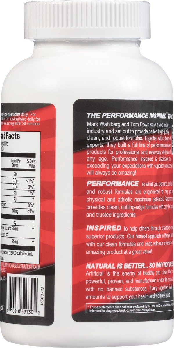 slide 6 of 12, Performance Inspired Nutrition Berry Blast Creatine Chews 120 Tablets, 120 ct