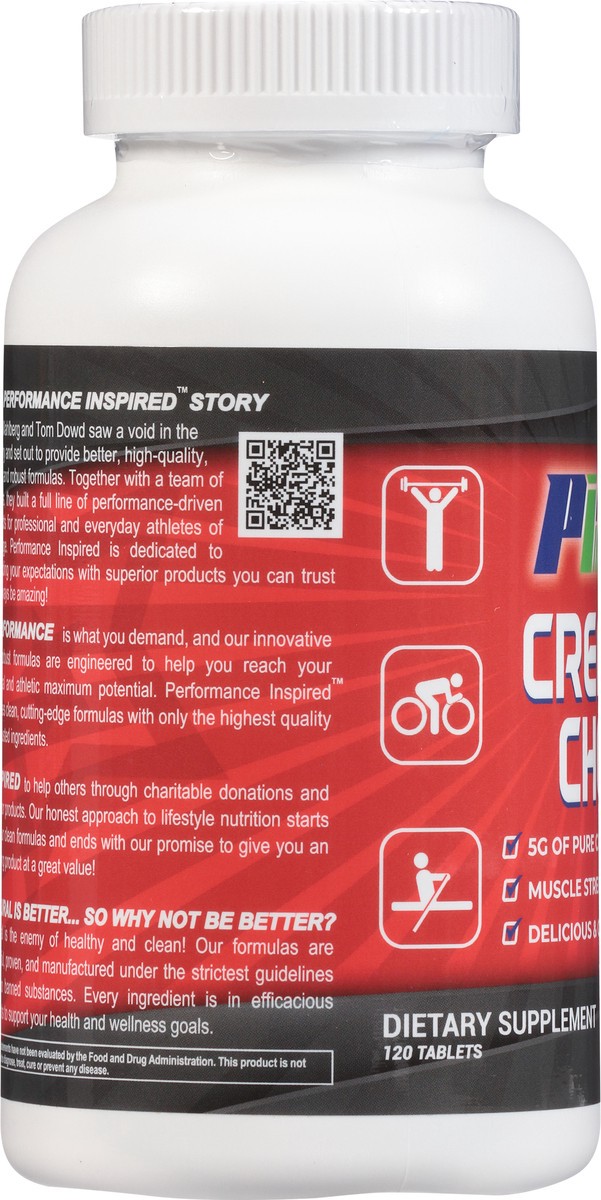 slide 2 of 12, Performance Inspired Nutrition Berry Blast Creatine Chews 120 Tablets, 120 ct