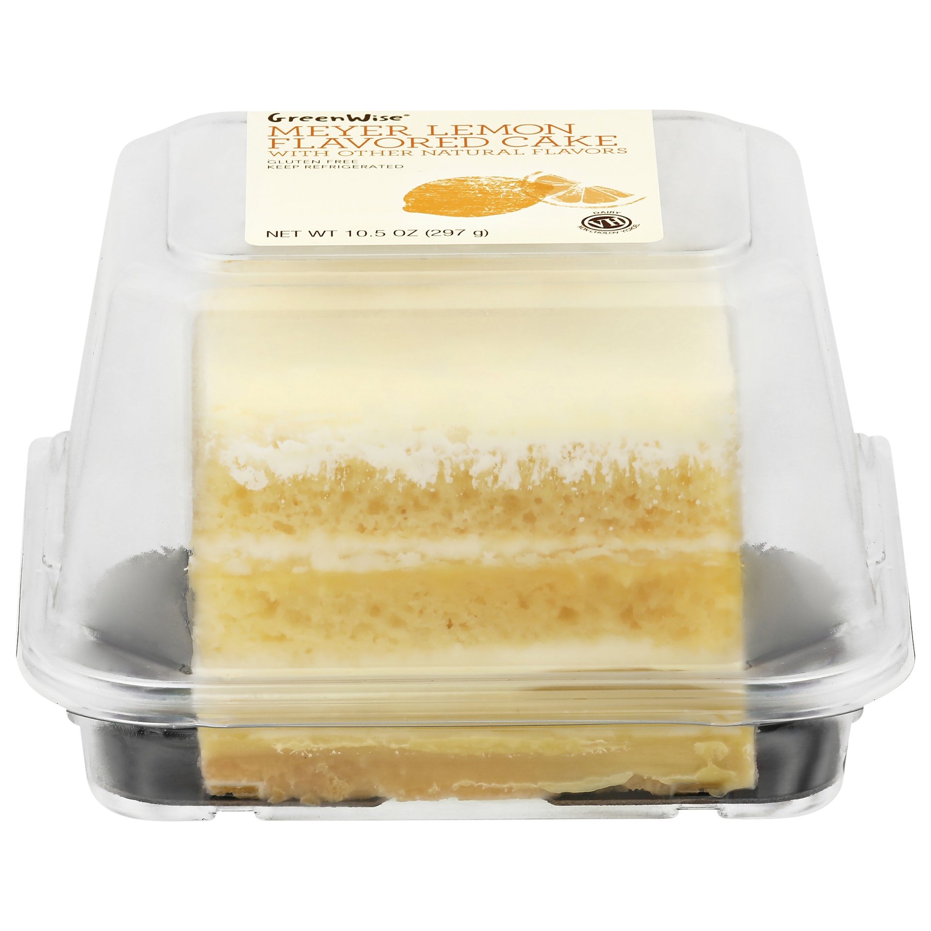 slide 1 of 1, GreenWise Meyer Lemon Flavored Cake, 10.5 oz