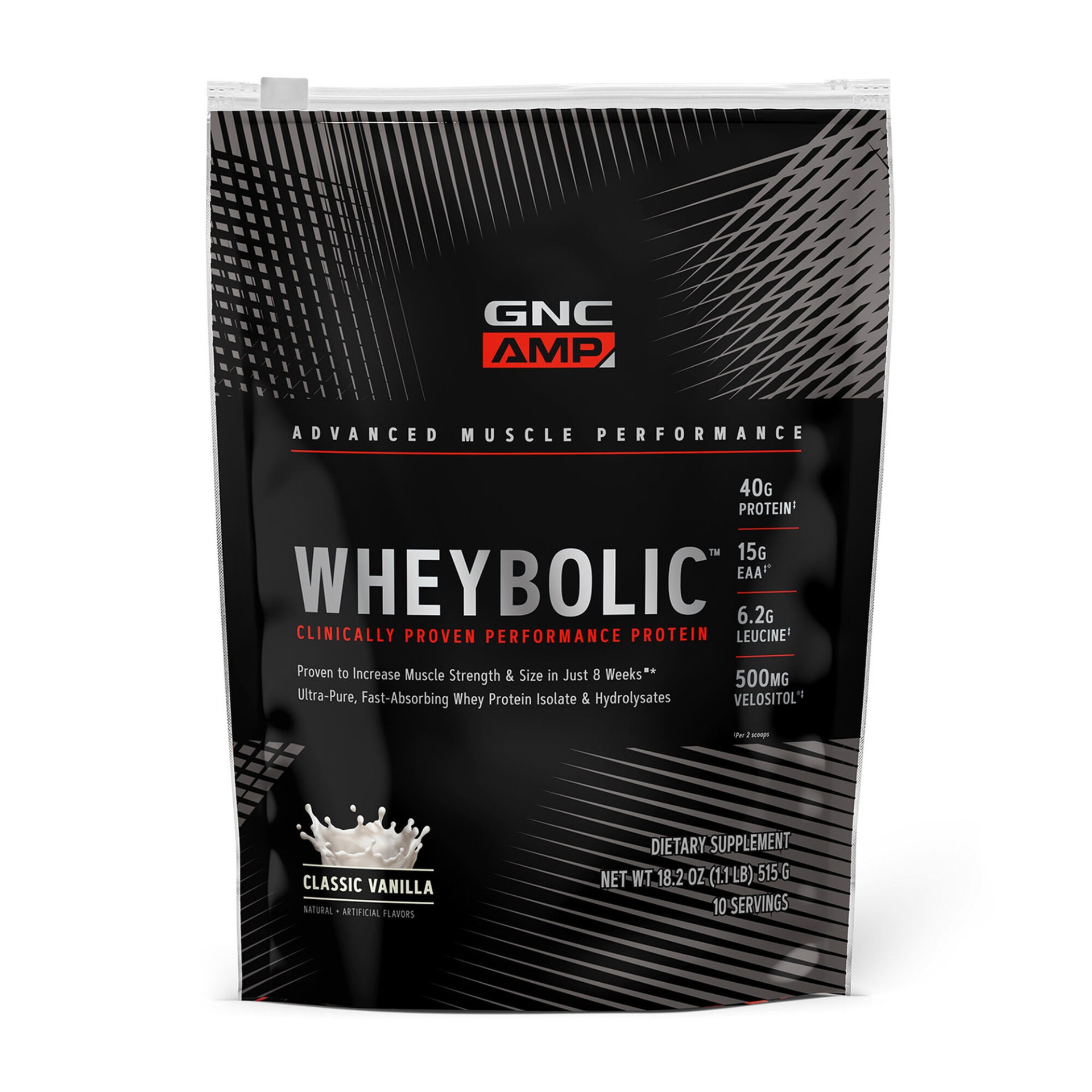 slide 1 of 1, GNC AMP Wheybolic - Classic Vanilla, 1 ct