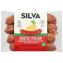 Silva Sausage Rustic Italian Parmesan, 12 Oz - 12 Oz