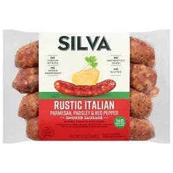 Silva Sausage Rustic Italian Parmesan, 12 Oz - 12 Oz