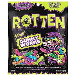 Rotten Sour Gummy Worms - 1.8 Oz