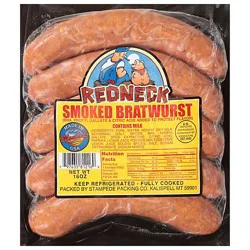 Redneck Smoked Bratwurst Package 16 Oz - 16 Oz
