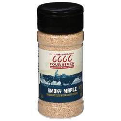 Four Sixes Hickory Smoky Maple Seasoning Blend W/sweetness 3.5 Oz - 3.5 Oz