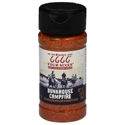 Four Sixes Bunkhouse Bbq Seasoning Blend With Mesquite 3.4oz - 3.4 Oz
