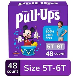 Pull-Ups Potty Training Underwear For Boys Size 5t To 6t - 48 Count