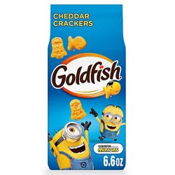 Pepperidge Farm Goldfish Minions Shaped Cheddar Crackers - 6.6 Oz