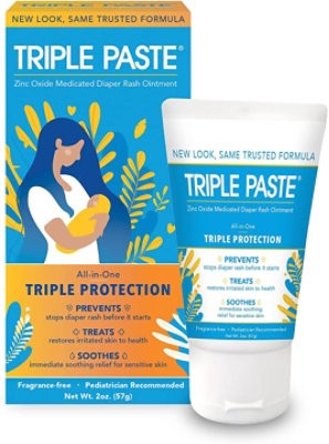 slide 1 of 1, Trpl Paste Dipr Rash Oint - 2 Oz, 2 oz