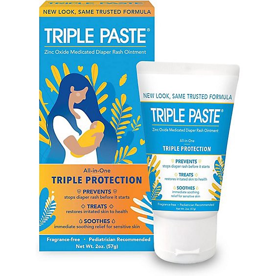 slide 1 of 1, Trpl Paste Dipr Rash Oint - 2 Oz, 2 oz
