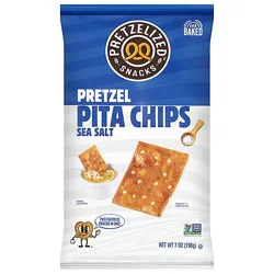 Pretzelized Sea Salt Prtzl Pita Chips - 7 Oz