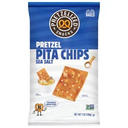 Pretzelized Sea Salt Prtzl Pita Chips - 7 Oz