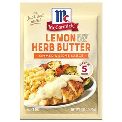 Mccormick Lemon Herb Butter Sauce Mix .87 Oz - .87 Oz