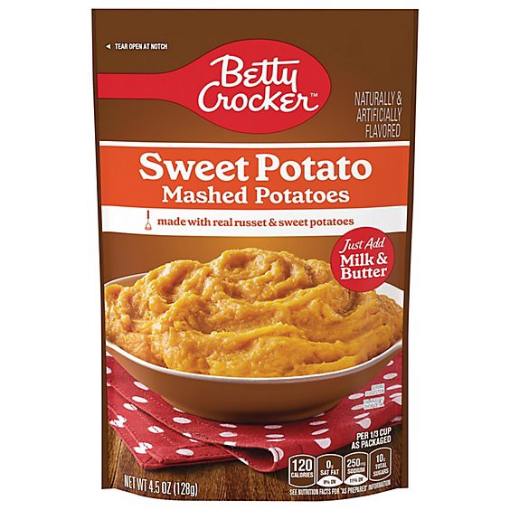 slide 1 of 1, Betty Crocker Mashed Sweet Potatoes - 4.5 Oz, 4.5 oz