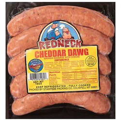 Redneck Cheddar Dawg Sausage 16 Oz - 16 Oz
