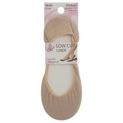 Otg Low Cut Liner Nude - 2 Pr