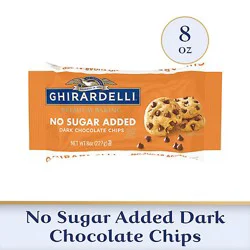 Ghirardelli No Sugar Added Dark Chocolate Chips - 8 Oz