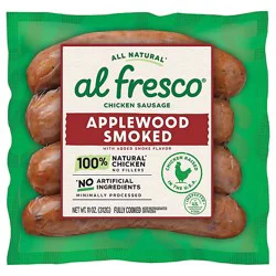 Alfresco Applewood Smoked Chicken Sausage Fully Cooked 11 Oz 4 Count - 11 Oz