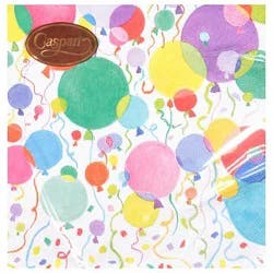 Balloons And Confetti White Luncheon Nakin - Ea