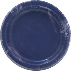 Signature Select Navy Blue Lunch Plates - 10 Count