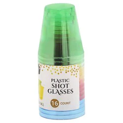 Signature Select 2 Oz Colored Shot Glasses - 16 Count