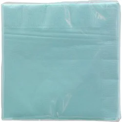 Signature Select Spa Blue Beverage Napkins 40 Count - Each