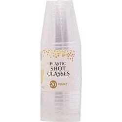 Signature Select 2 Oz Clear Shot Glasses - 16 Count