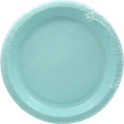 Signature Select Dinner Plates Spa Blue - 10 Count