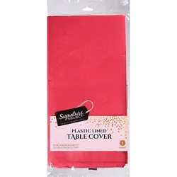 Signature Select 54 X 108 Inch Red Table Cover - Each