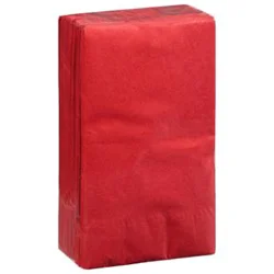 Signature Select Classic Red Dinner Napkins - 40 Count