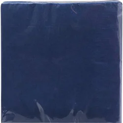 Signature Select Navy Blue Beverage Napkins - 40 Count